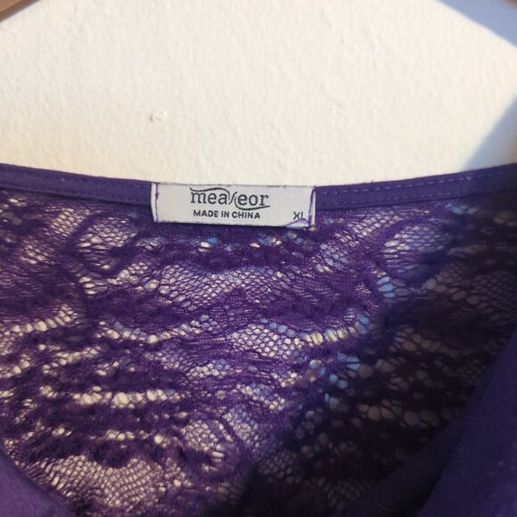 Zeagoo Long Sleeve Cowl Neck Blouse Size XL - Picture 3 of 8